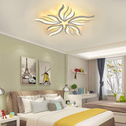 LED -csillár Sakura 60W távirányítóval, 5 szirom, hideg/forró/semleges fény, instabil, fehér