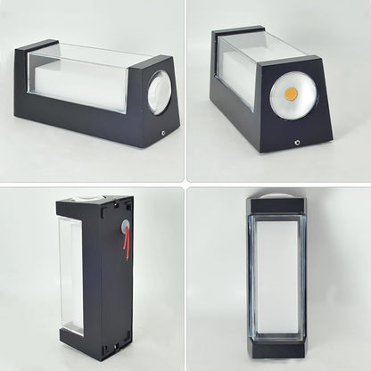 Kültéri LED fali lámpa AX150BK 7W Fekete