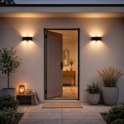 Vigyen fel külső LED Ellis, 6W, 6 fényforrást, meleg fényt, fekete