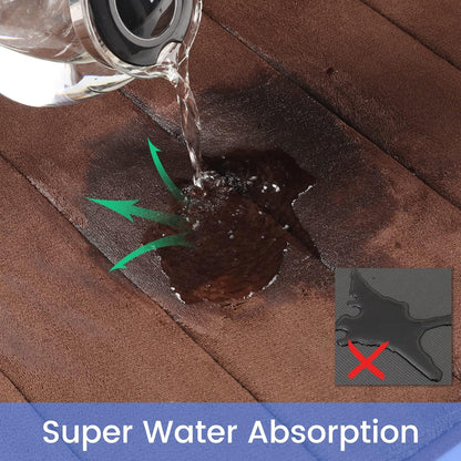 3 db-os fürdőszőnyeg készlet, 50x40 cm, kék, csúszásmentes