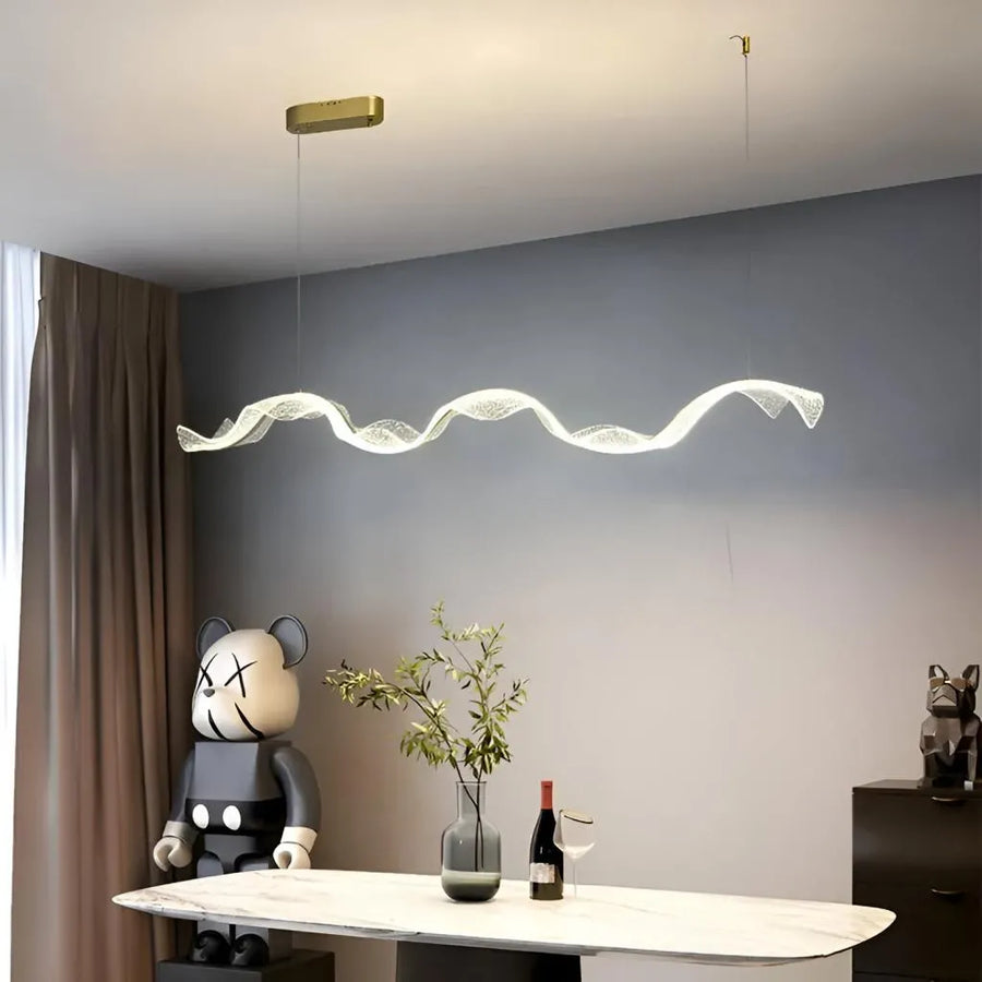 LED LED felfüggesztett AMI 80W, lineáris, hideg/forró/semleges fény, arany, állítható magasság