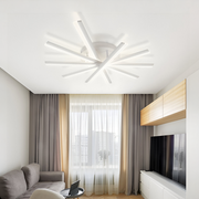 LED csillár ZOE távirányítóval, 67W, hideg/meleg/semleges fény, szabályozható, fehér