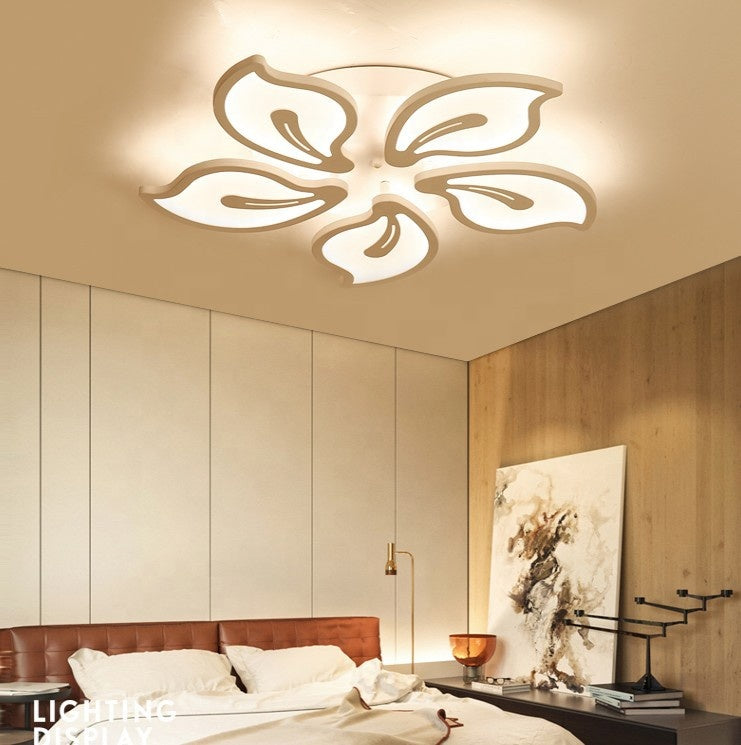 LED -csillár Jasmine 73W távirányítóval, 5 szirom, hideg/forró/semleges fény, instabil, fehér