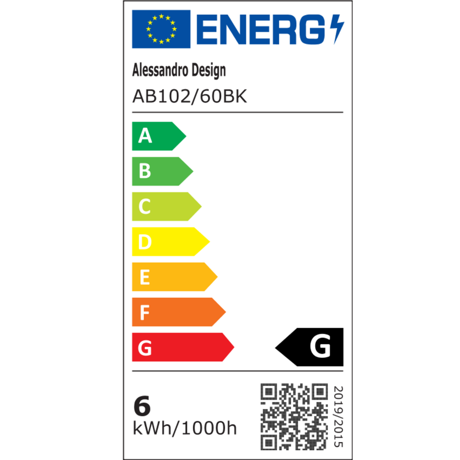 Fürdőszoba LED fali lámpa, MALAWI, 7W, lineáris, Semleges fényű, Fekete