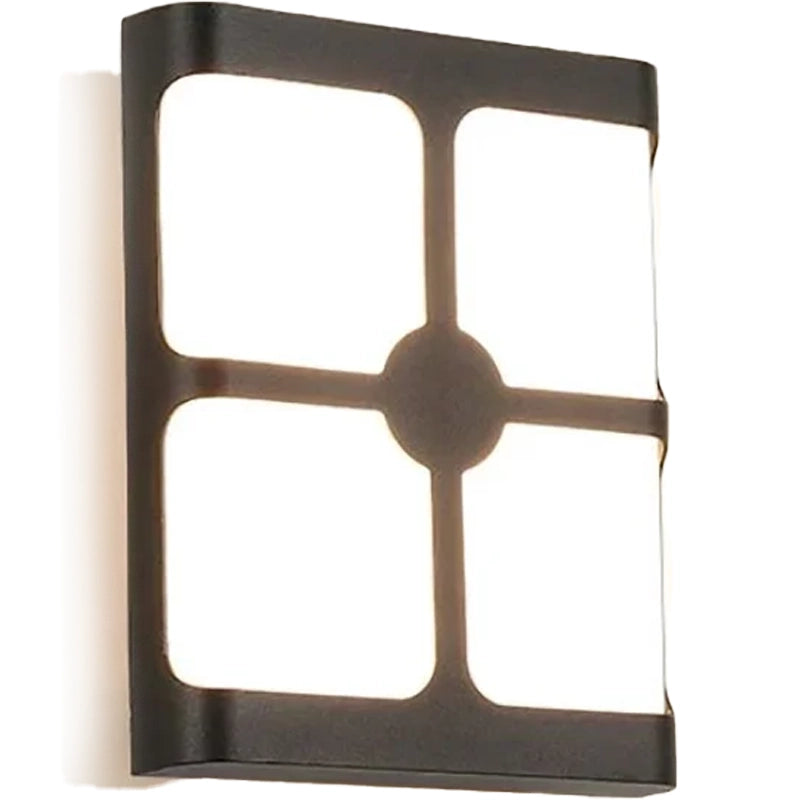 Timeea kültéri LED fali lámpa, 18W, fekete, 3000K