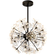 Candelabru Cristal PETERHOF Eleganza, Ø50cm, 18x G4, Diametru 49cm, Negru Candelabre Cristal Default Title Alessandro Design