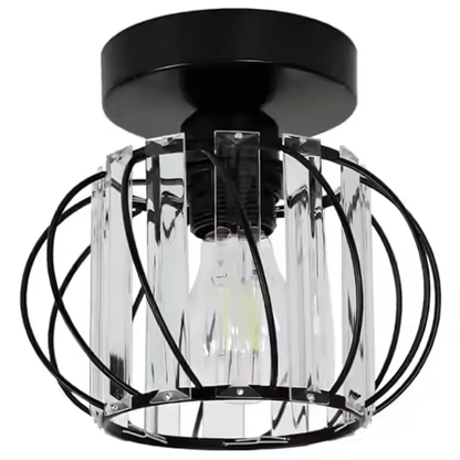 Monica Lust, 1 x E27, fekete, fém / üveg