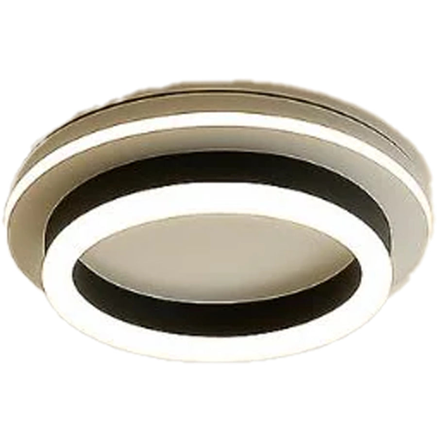 MODERN LED csillár 25W, átmérő 20cm, kerek, hideg/meleg/semleges fény, fekete