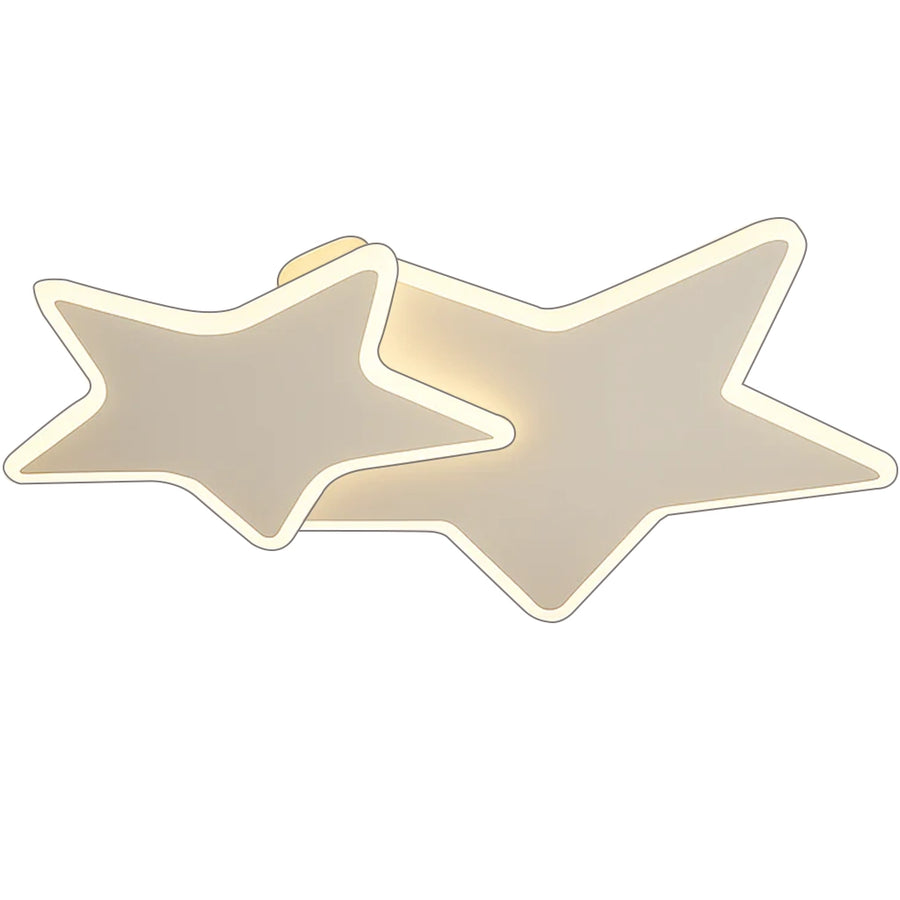 LED -csillár 41W távirányítóval, csillagok, hideg/forró/semleges fény, instabil, fehér