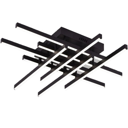 LED csillár távirányítóval LINEX, 108W, 8 elem, hideg/meleg/semleges fény, szabályozható, fekete