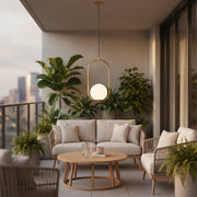 Loft Loft Galéria Modern, 1x E27, Aranyfehér, Fém, Állítható magasság