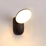 Kültéri LED fali lámpa 10W, AX165, meleg fény 3000K, fekete