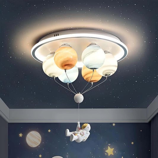 ASTRONAUT LED csillár távirányítóval, 51W, hideg/meleg/semleges fény, fehér kék