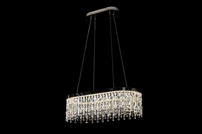 LED csillár CC41003/700X330CH, 70*33*120, IP20, hideg/semleges/meleg fény, szabályozható, ezüst, kristály, acél