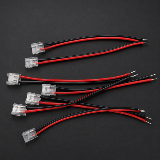 Csatlakozókábel LED szalag, IP21, szélesség 0,8 cm
