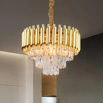 Kristály csillár VERSAILLES Nobile 5xE14, átmérő 40 cm, arany, állítható magasságú kristálycsillárok alapértelmezett cím Alessandro Design