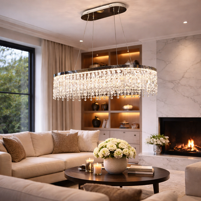 LED-es csillár távirányítóval, 114W, ROYALE Imperio, 70x33x120, hideg/semleges/meleg fény, szabályozható, ezüst, kristály, acél LED-csillárok távirányítóval Alapértelmezett cím Alessandro Design