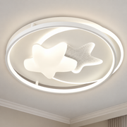 LED csillár távirányítóval ISTARAVSHAN, Mennyei testek alakja, 87 W, Hideg/Meleg/Semleges fény, Szabályozható, Fehér