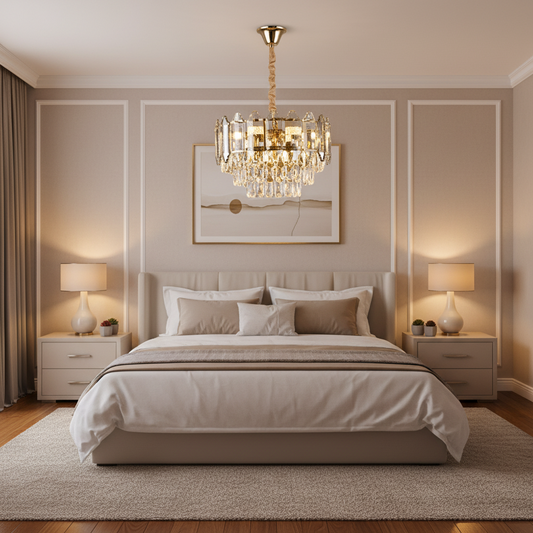 Cristal Chandelier Alfred 6x E14 arany