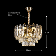 Cristal Chandelier Alfred 6x E14 arany