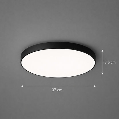 SOLIS LED mennyezeti lámpa 37cm 33W Cold Light Fekete