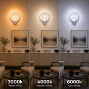Vigyen fel Urban LED 19W kerek könnyű hideg/meleg/neutra akril és fehér fém