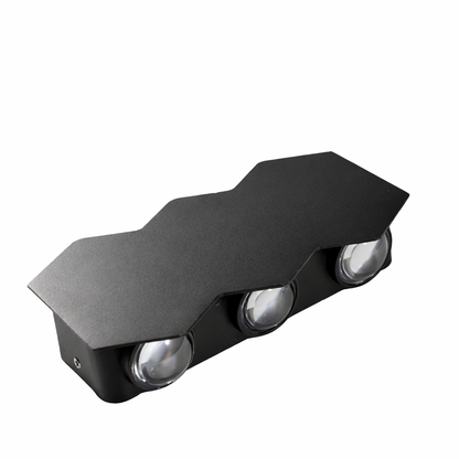 Aplica LED Exterior AX231, 12W, 6 Surse de lumina, Lumina Calda, Negru Aplice de Exterior Default Title Alessandro Design