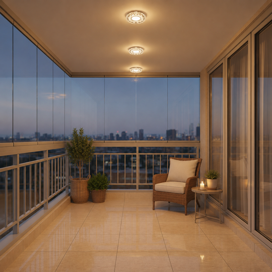 ORBITA LED Spot, 5 W, Kerek, Hideg/Meleg fény, Antik bronz, Gyanta és Üveg LED Spot Alapértelmezett cím Alessandro Design