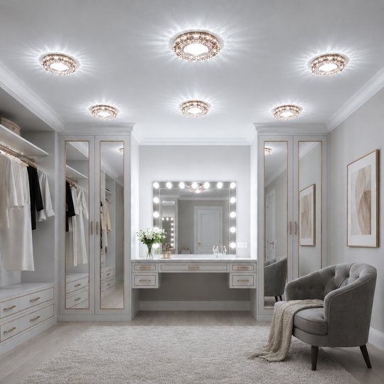 ORBITA LED Spot, 5 W, Kerek, Hideg/Meleg fény, Antik bronz, Gyanta és Üveg LED Spot Alapértelmezett cím Alessandro Design