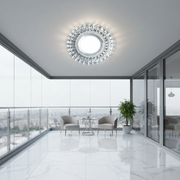 LED Spot ORBITA, 5 W, kerek, hideg fény + RGB, fehér, gyanta és üveg