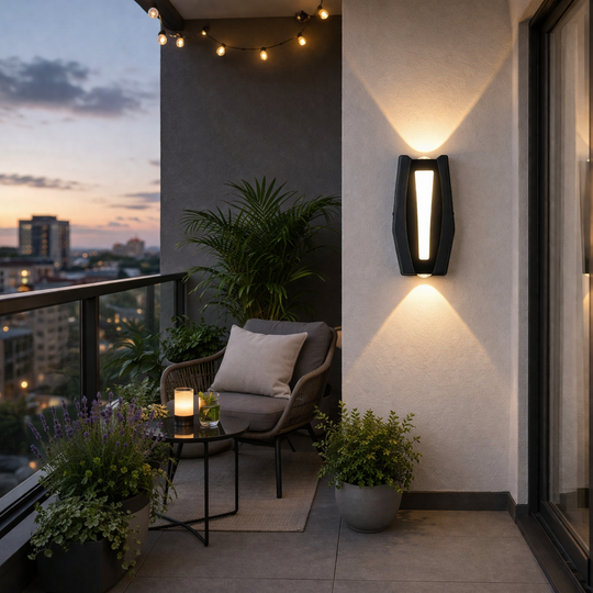 AX218 kültéri és beltéri LED fali lámpa, 2 forrás x 8W, metál, fekete, 3000 000 kültéri fali lámpa Alapértelmezett cím Alessandro Design
