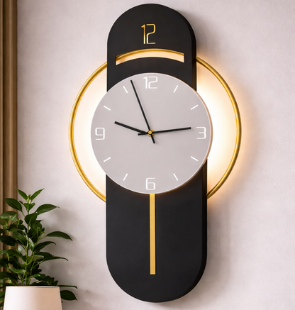 Dekoratív LED BIZZ fali lámpa 58x36 cm hideg/semleges/meleg világos fekete arany