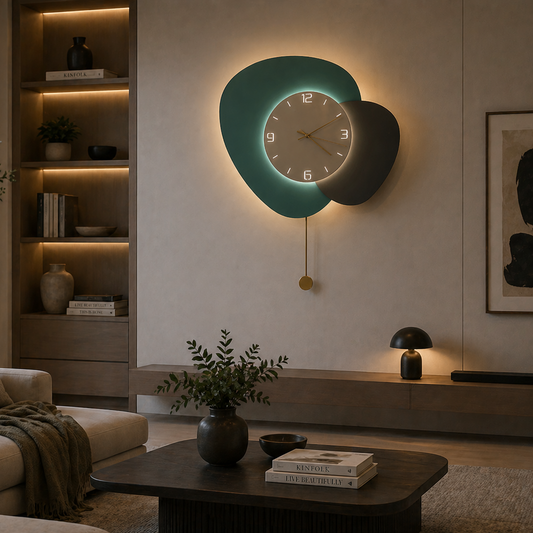 Luna dekoratív LED fali lámpa 83W átmérő 120cm hideg/semleges/meleg fény fekete