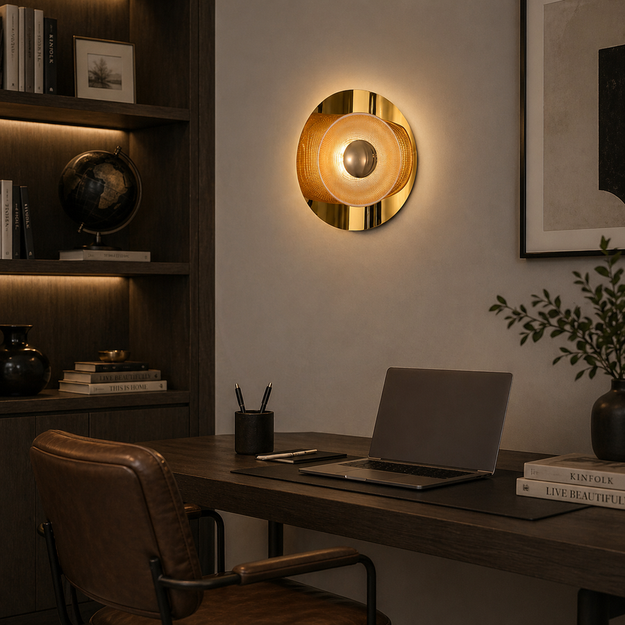 Luna dekoratív LED fali lámpa 83W átmérő 120cm hideg/semleges/meleg fény fekete