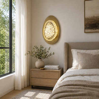 Luna dekoratív LED fali lámpa 83W átmérő 120cm hideg/semleges/meleg fény fekete