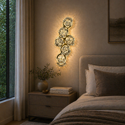 Luna dekoratív LED fali lámpa 83W átmérő 120cm hideg/semleges/meleg fény fekete