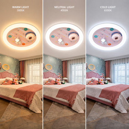 LED csillár CONSTELATION 49W, átmérő 49cm, hideg/meleg/semleges fény, fehér kék