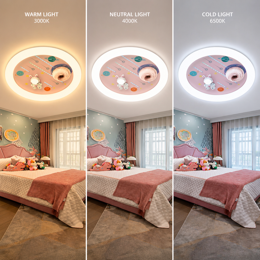 LED csillár CONSTELATION 49W, átmérő 49cm, hideg/meleg/semleges fény, fehér kék