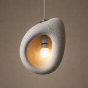 FOAMER Modern csillár, 34 cm, felfüggesztett, 1 X E27, szürke, fém és hab, állítható magasságú