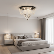 Crystal MAGE Nobile LED csillár, 22 W, meleg/semleges/hideg fény, átmérő 40 cm, fényes króm
