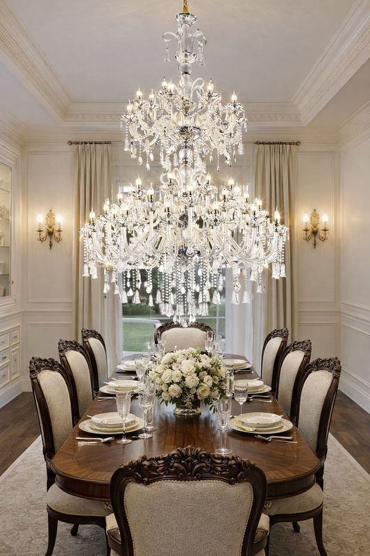 Crystal csillár CC8043/600H1800GD, átmérő 60 cm, magasság 180 cm, fényes arany, állítható magasság, elegáns kivitel