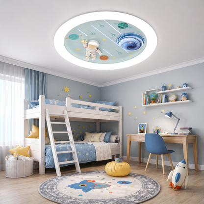 LED csillár CONSTELATION 49W, átmérő 49cm, hideg/meleg/semleges fény, fehér kék