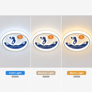 LED csillár CONSTELATION 49W, átmérő 49cm, hideg/meleg/semleges fény, fehér kék