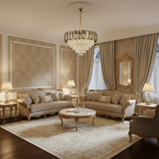 Candelabru Cristal AURUM Petito 3xE14, Diametru 30cm, Inaltime 28cm, Auriu Lucios, Inaltime Reglabila, Design Elegant