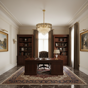 Candelabru Cristal AURUM Petito 3xE14, Diametru 30cm, Inaltime 28cm, Auriu Lucios, Inaltime Reglabila, Design Elegant