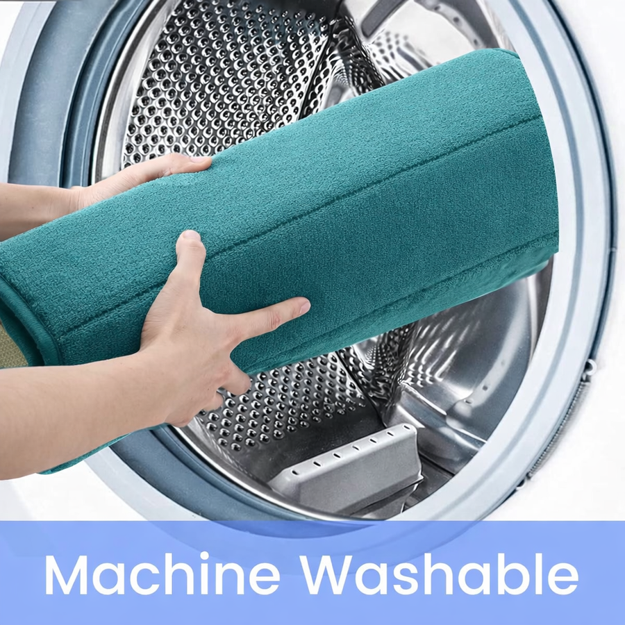 3 db-os fürdőszőnyeg készlet, 50x40 cm, kék, csúszásmentes