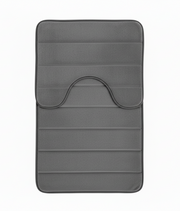 3 db-os fürdőszőnyeg készlet, 50x40 cm, kék, csúszásmentes