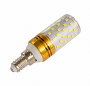 E14 LED izzó, 12W, arany, meleg/semleges/hideg fény, 3000K/4000K/6000K