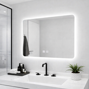ARTEA Touch téglalap alakú LED tükör, 80x60 cm, páramentesítő rendszer, szabályozható, versenyfény 6000K