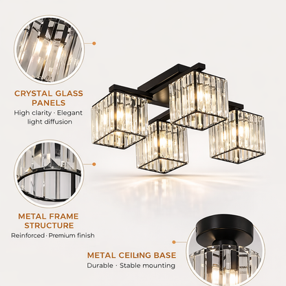 Georgiana 1x E27 fekete